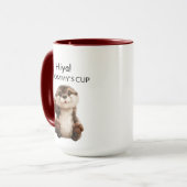 Wapperende baby otter mok (Voorkant links)