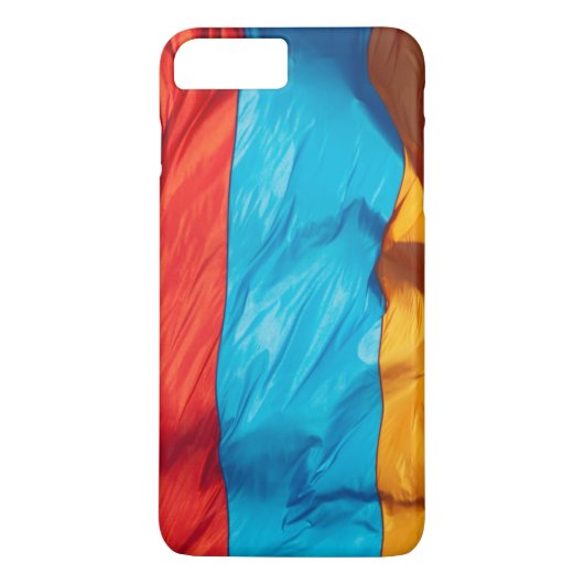 Wapperende vlag van Armenië Case-Mate iPhone Case (Achterkant)