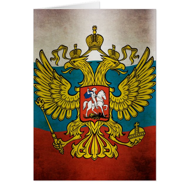 Wapperende vlag van Rusland (Voorkant)