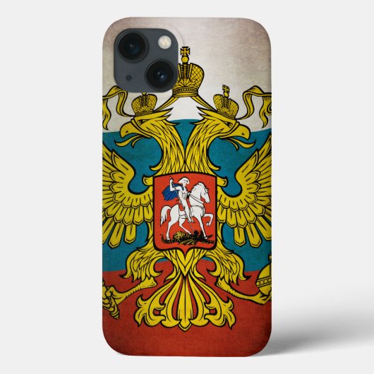 Wapperende vlag van Rusland Case-Mate iPhone Case (Achterkant)