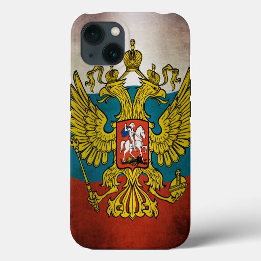 Wapperende vlag van Rusland Case-Mate iPhone Case (Achterkant)