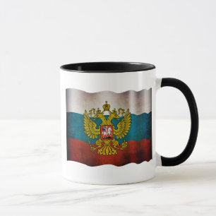 Wapperende vlag van Rusland Mok