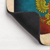 Wapperende vlag van Rusland Muismat (Hoek)