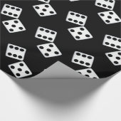 Wapsteenpapier voor witte dots cadeaupapier (Hoek)