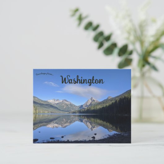 Waptus Lake Washington Briefkaart (Staand voorkant)