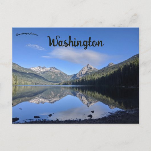 Waptus Lake Washington Briefkaart (Voorkant)