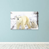 Wapusk National Park, Canada. Canvas Afdruk (Insitu (Houten vloer))