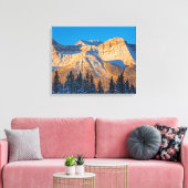 Waputik Range in Canadese Rocky Mountains Canvas Afdruk (Insitu (Woonkamer))