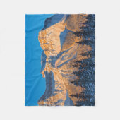 Waputik Range in Canadese Rocky Mountains Fleece Deken (Voorkant)