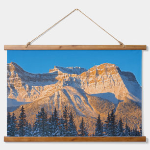 Waputik Range in Canadese Rocky Mountains Hangend Wandkleed