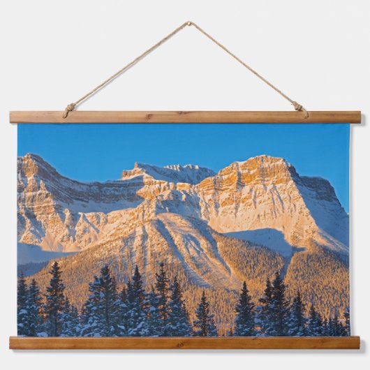 Waputik Range in Canadese Rocky Mountains Hangend Wandkleed (Voorkant)