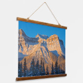 Waputik Range in Canadese Rocky Mountains Hangend Wandkleed (Gebogen)