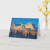 Waputik Range in Canadese Rocky Mountains Kaart (Gele Bloem)