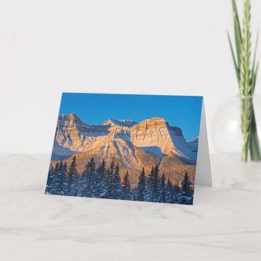 Waputik Range in Canadese Rocky Mountains Kaart (Voorkant)