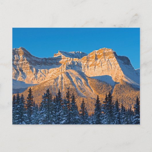 Waputik Range in het Canadese Rocky Mountains Briefkaart (Voorkant)