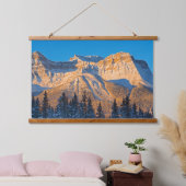 Waputik Range in het Canadese Rocky Mountains Hangend Wandkleed (Slaapkamer)