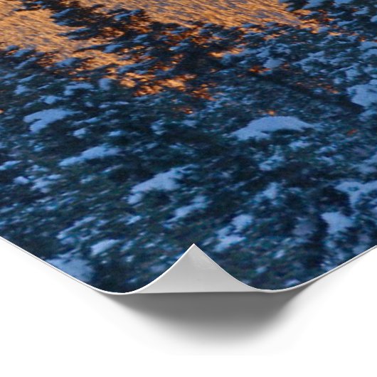 Waputik Range in het Canadese Rocky Mountains Poster (Hoek)