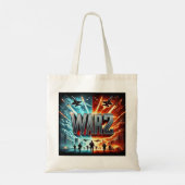 WAR2 actiefilm Canvas tas – Hrithik Roshan Jr NTR (Achterkant)