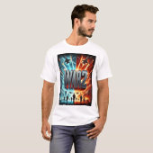 "War 2 Action Movie T-Shirt – premium kwaliteit:) (Voorkant volledig)