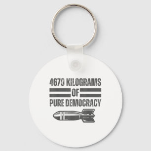 War America Reality 4670 kg Pure Democratie Sleutelhanger