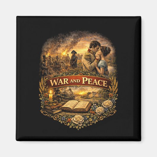 War and Peace Magneet (Voorkant)