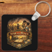 War and Peace Sleutelhanger (Achterkant)