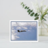 War Bird Jet Briefkaart (Staand voorkant)