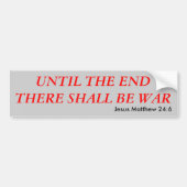 WAR BUMPERSTICKER (Voorkant)