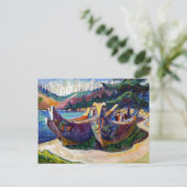 War Canoes | Emily Carr | Briefkaart (Staand voorkant)