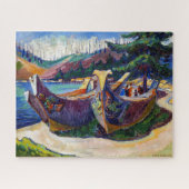 War Canoes | Emily Carr | Legpuzzel (Horizontaal)