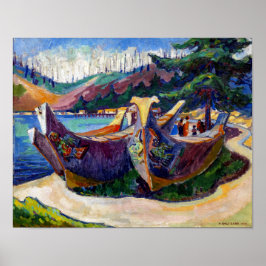 War Canoes | Emily Carr | Poster