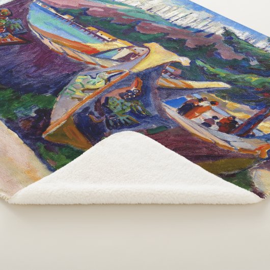 War Canoes | Emily Carr | Sherpa Deken (3/4)