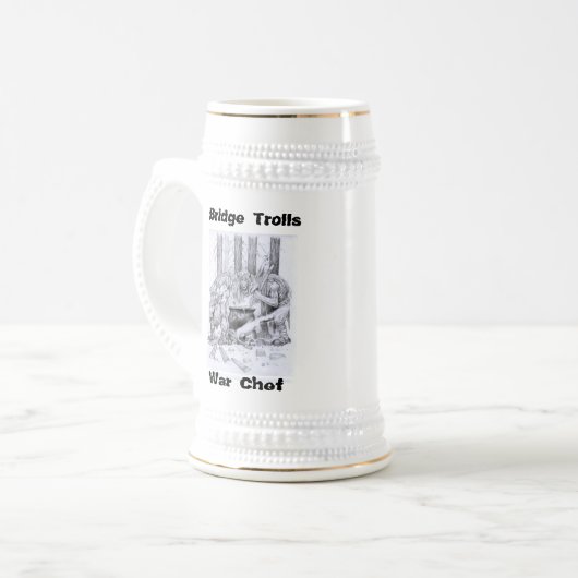 War Chef stein Bierpul (Voorkant links)