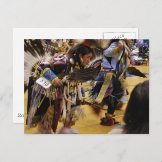 War Dance Native American PowWow Briefkaart (Voorkant / Achterkant)