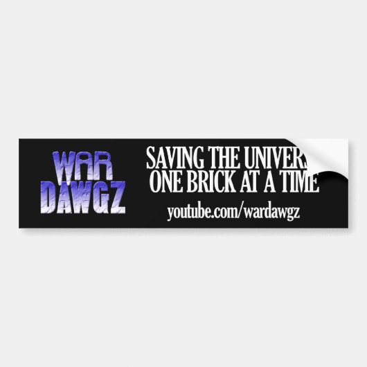 War Dawgz Bumpersticker (Voorkant)