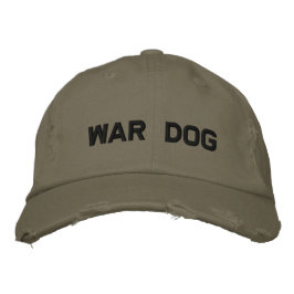 War Dog Geborduurde Pet