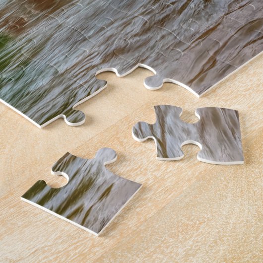 War Eagle Mill and Waterfall Jigzaag Puzzle Legpuzzel (Zijkant)