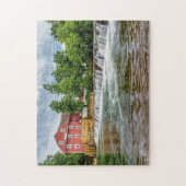 War Eagle Mill and Waterfall Jigzaag Puzzle Legpuzzel (Verticaal)
