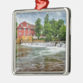 War Eagle Mill and Waterfall Metalen Ornament (Links)