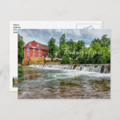 War Eagle Mill en waterval denken aan jou Briefkaart (Voorkant / Achterkant)