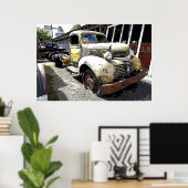 WAR ERA DODGE FLATBED TRUCK 1946 POSTER (Thuiskantoor)