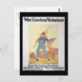 War Garden Tweede Wereldoorlog Briefkaart (Voorkant / Achterkant)
