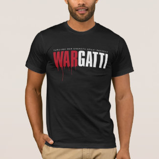 WAR GATTI op ZWARTE T-Shirt door TOE2TOE