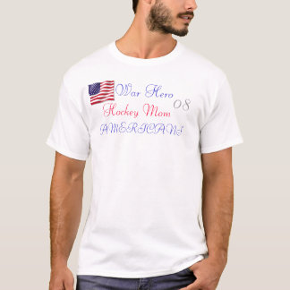 War Hero Hockey Ma Amerikanen McCain Palin T-shirt
