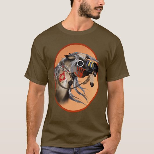 War Horse Framed T-Shirt (Voorkant)