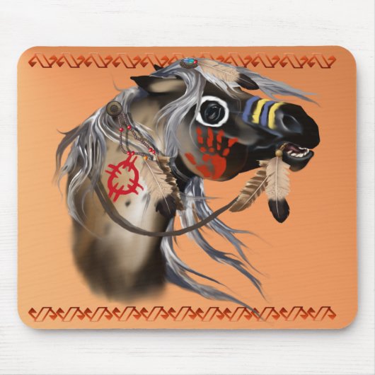War Horse Mousepad Muismat (Voorkant)