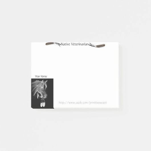 "War Horse" Post-it® Notes (Voorkant)