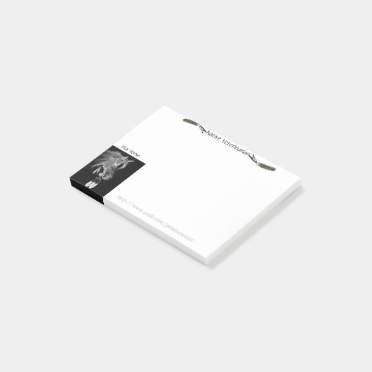 "War Horse" Post-it® Notes (Schuin)