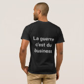 war is business t-shirt (Achterkant volledig)