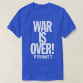 WAR is voorbij als je het wilt T-shirt (Design voorkant)